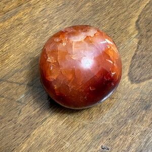polished Carnelian small palm stone